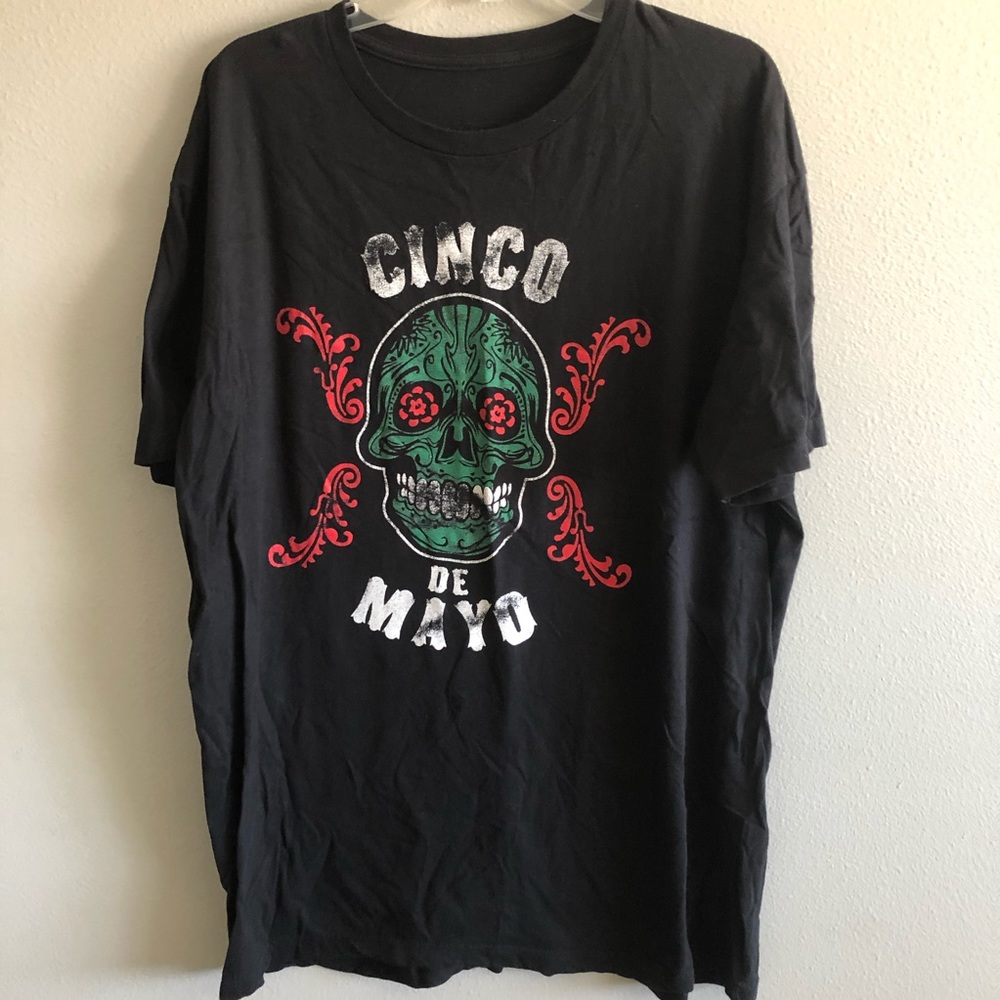 Men’s Cinco De Mayo Skull Tee